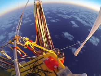 Troy Bradley and Leonid Tiukhtyaev take helium balloons across the Pacific Ocean